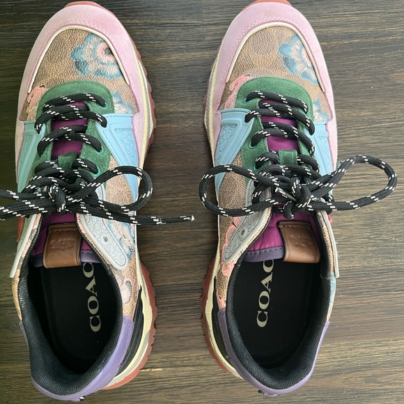 Coach Multi Colored Patchwork Sneaker - Picture 4 of 6